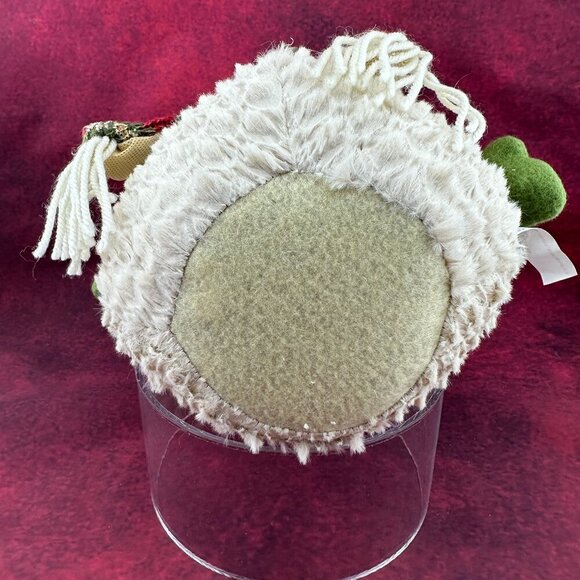 CHRISTMAS STUFFED SNOWMAN, 10"  TALL, GREAT DECORATION FOR THE HOLYDAYS - Picture 5 of 8